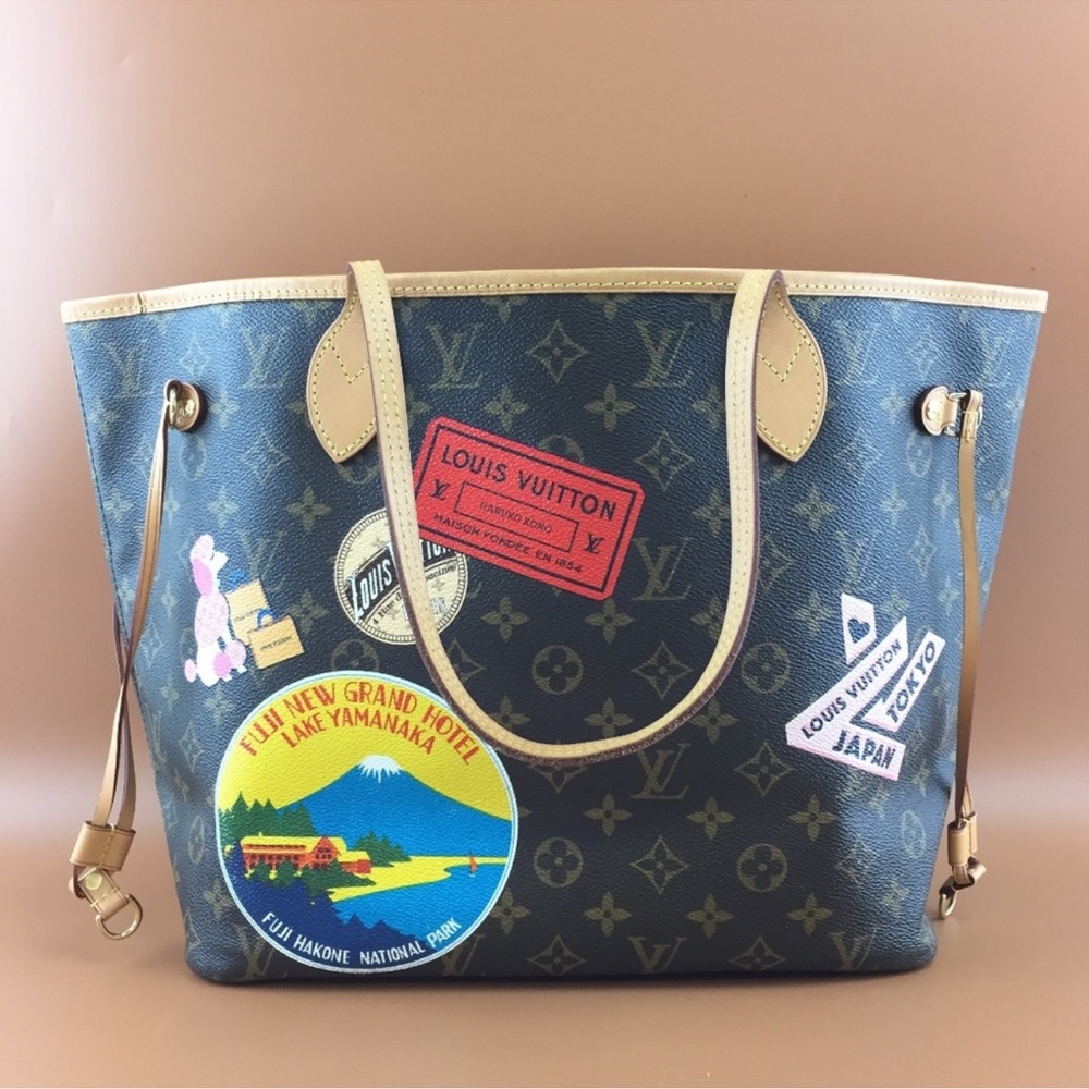 Louis Vuitton Neverfull MM with Stickers Monogram